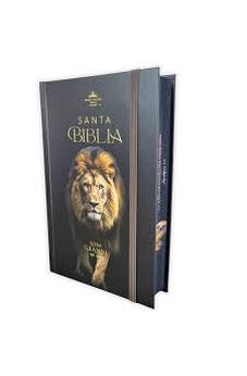 Image of Biblia RVR 1960 Tamaño Manual Letra Grande Tapa Dura León de Judá Tapa Dura