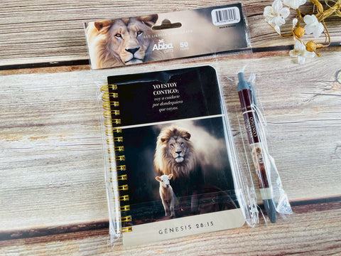 Image of Pack Libreta Anillas con Bolígrafo. Yo estoy Contigo