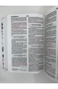 Image of Biblia RVR 1960 Bolsillo Símil Piel Rosa con Índice
