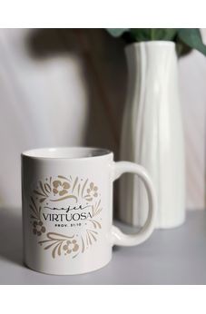 Image of Taza Minimalista: Mujer Virtuosa
