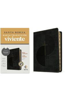 Image of Biblia NTV Compacta Letra Gigante con Filament Símil Piel Gris Índice Letra Roja