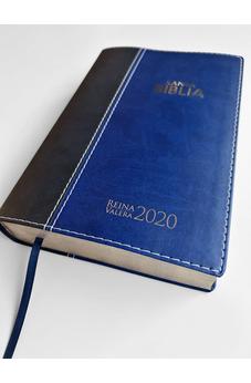 Image of Biblia RVR 2020 Letra Grande Azul Símil Piel