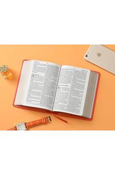 Image of Biblia RVR 1960 Letra Grande Tamaño Manual Neoclassic Coral Símil Piel