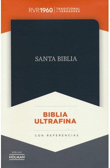 Image of Biblia RVR 1960 Ultrafina Piel Negra