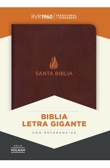 Biblia RVR 1960 Letra Gigante Piel Fabricada Marrón – Vidalibros Ecuador