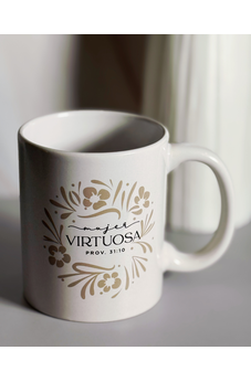 Image of Taza Minimalista: Mujer Virtuosa
