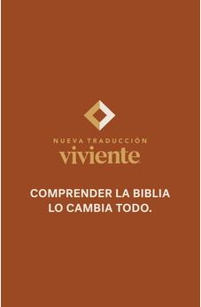 Image of Biblia NTV Letra Grande Tamaño Manual con Filament Símil Piel Azul Oscuro Letra Roja