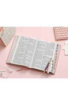 Image of Biblia RVR 1960 Letra Súper Gigante Símil Piel Floral Índice
