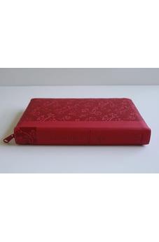 Image of Biblia RVR 1960 Letra Gigante Tamaño Manual Símil Piel Rosada Cierre Índice