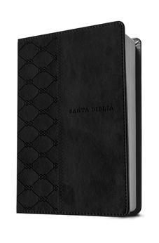 Image of Biblia NTV Letra Grande Tamaño Manual con Filament Símil Piel Negro Letra Roja