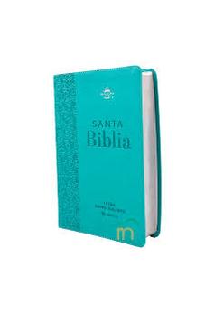 Image of Biblia RVR 1960 Letra Súper Gigante 065c Héroes SÍmil Piel Rosa Rosa con Cierre Manual