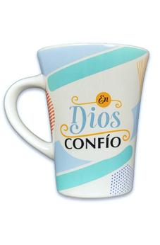 Image of Taza Mensajes de Bendicion en Dios Confio