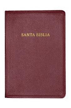 Image of Biblia RVR 1960 Letra Gigante Borgoña Símil Piel con Índice