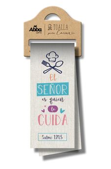 Image of Toalla de Cocina: El Señor Es Quien Te Cuida