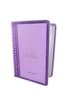 Image of Biblia RVR 1960 Letra Grande Tamaño Manual Neoclassic Lila Símil Piel