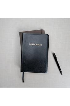 Image of Biblia RVR 1960 Letra Gigante Negro Símil Piel con Índice