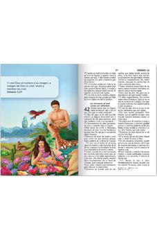 Image of Biblia RVR 1960 Compacta para Niñas Princesa Vinilo con Cierre