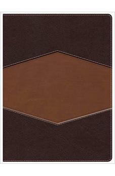 Image of Biblia RVR 1960 de Estudio Holman Chocolate Terracota Símil Piel con Índice
