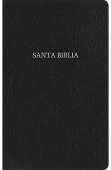 Image of Biblia RVR 1960 Ultrafina Negro Piel Fabricada con Índice