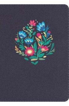 Image of Biblia RVR 1960 Compacta Bordado sobre Tela con Índice