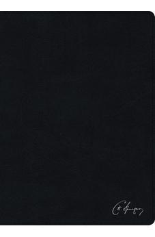 Image of Biblia RVR 1960 de Estudio Spurgeon Negro Piel Genuina