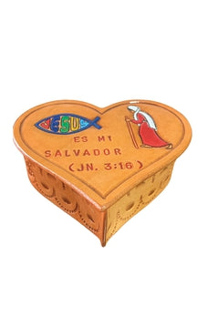 Image of Joyero corazón grande suela