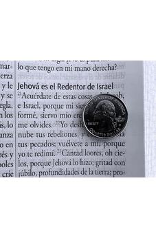 Image of Biblia RVR 1960 Letra Gigante Símil Piel Verde con Pájaros Cantos Pintados