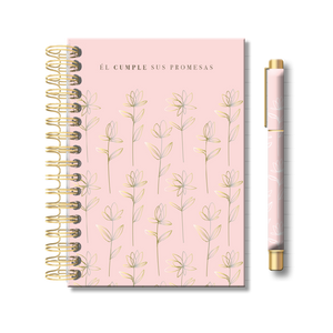 Pack Diario y Boligrafo: Cumple sus Promesas