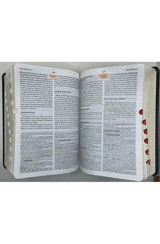 Image of Biblia RVR 1960 de Estudio Teologico Tamaño Personal Negro Símil Piel con Índice