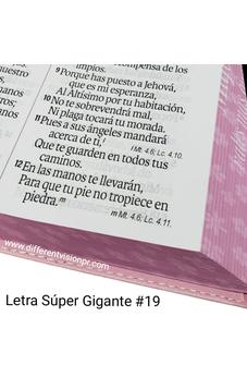 Image of Biblia RVR 1960 Letra Súper Gigante 088cCP Mujer Virtuosa SÍmil Piel