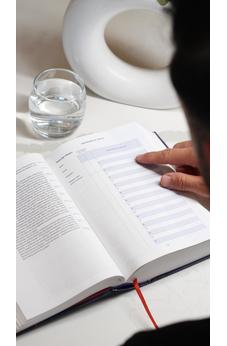 Image of Biblia NBLA para el estudio inductivo Interior a Dos Colores Tapa Dura Comfort Print