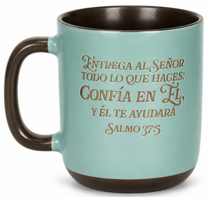Taza 12 OZ. Colección Luz en el Camino. Entrega al Señor