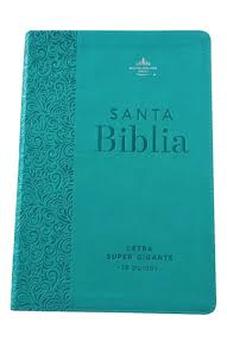 Image of Biblia RVR 1960  Letra Súper Gigante 065c Héroes SÍmil Piel Rosa Rosa con Cierre Manual