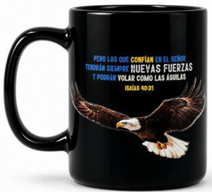 Taza 23 OZ. Colección Prominencia II. Pero los que Confían en el Señor