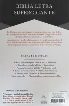 Image of Biblia RVR 1960 Super Gigante Negro Símil Piel (Edición 2023)