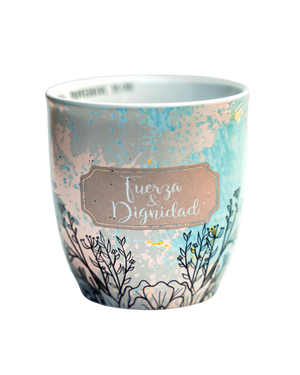Taza Alegría Fuerza y Dignidad