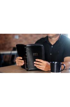 Image of Biblia NBLA Letra Grande Ultrafina Negro Símil Piel