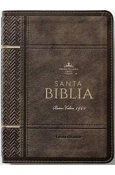 Image of Biblia RVR 1960 Letra Grande Tamaño Manual Neoclassic Mokka Símil Piel