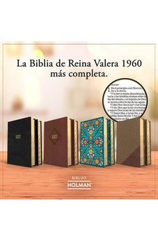 Image of Biblia RVR 1960 Tamaño Manual Símil Piel Floreada con Índice