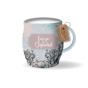 Taza Alegría Fuerza y Dignidad