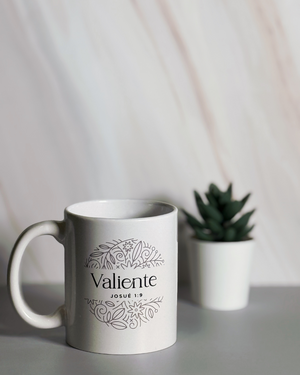 Taza Minimalista: Valiente