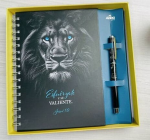 Pack Libreta y Bolígrafo. Esfuérzate y sé Valiente