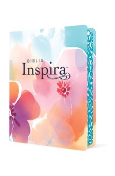 Image of Biblia NTV Inspira con Filament Símil Piel Paraíso Floral