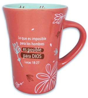 Taza Mensajes de Bendicion Donde yo no Puedo Dios si Puede