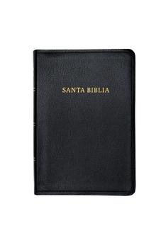Image of Biblia RVR 1960 Letra Gigante Negro Símil Piel con Índice
