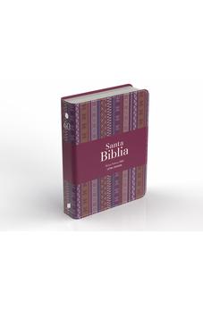 Biblia RVR 1960 Compacta Letra Grande 11 puntos Símil Piel Andina Borgoña