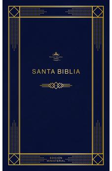 Image of Biblia RVR 1960 Económica Azul Oscuro Rústica