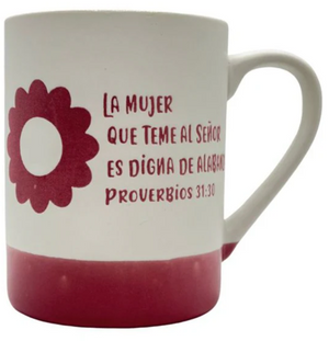 Taza 17 OZ Colección Gracia sobre Gracia. La Mujer que Teme