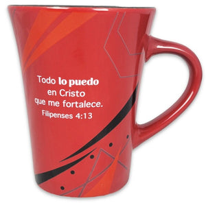 Taza Mensajes de Bendicion Dios me Hizo Capaz de Todo