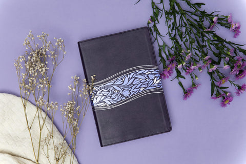 Image of Biblia RVR 1960 del Pescador  Mujer Virtuosa Floral Símil Piel con Índice